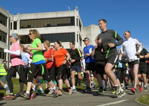The first Portsmouth Lakeside parkrun. Picture: Mick Young (160485-03)