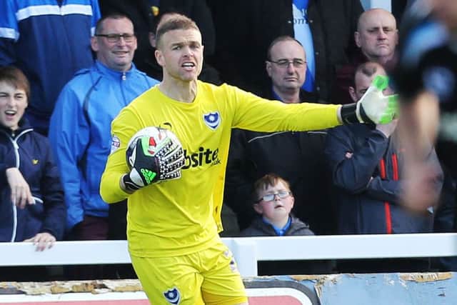 Pompey keeper Brian Murphy Picture: Joe Pepler