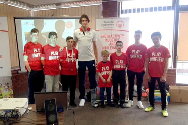 Park Community Schoolstudents involved in a very special Olympics programme