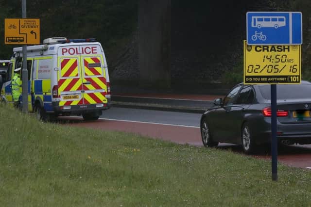 Police at the scene of the tragedy. Picture: Jason Kay / UKNIP