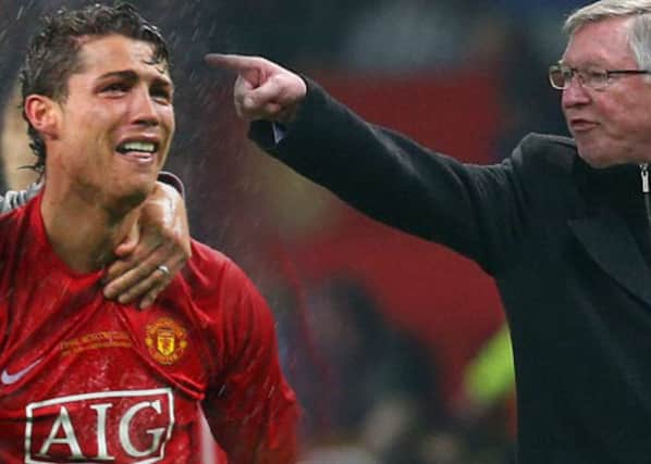 Sir Alex Ferguson having a moan at Cristiano Ronaldo				          footballdaily.co.uk