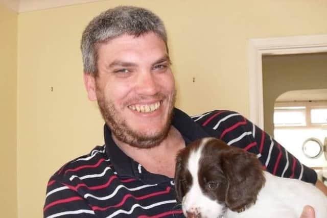 Jason Gates from Bedhampton with his spaniel Max