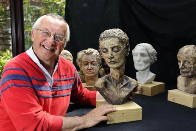 Sculptor Zygmunt Kruk on a previous Arts Trail