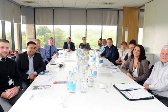 The panel which met last year to decide which community groups will receive funding from The Car Finance Company's Friends in Finance cash giveawayPicture: Sarah Standing (150890-1771)