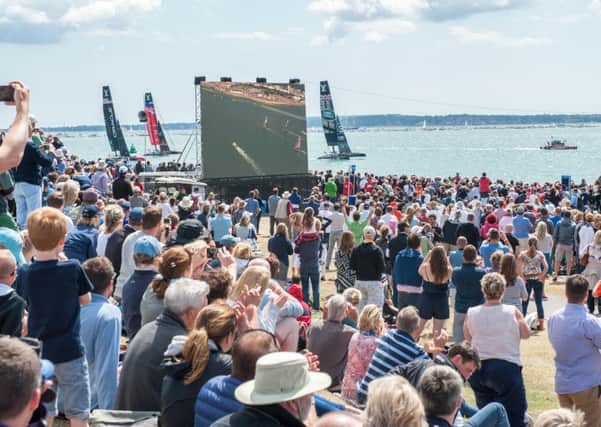 Last year's America's Cup  World Series event in Portsmouth Picture: Shaun Roster