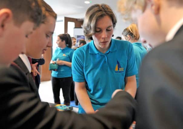 CAREERS Personnel from HMS Sultan and the UTC promoted Stem subjects to young people. Picture: Dave Jenkins