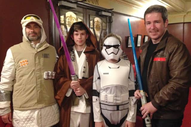 Kevin Martin, Harvey Martin, Finley Martin and Shaun Searle at the Kings Theatre