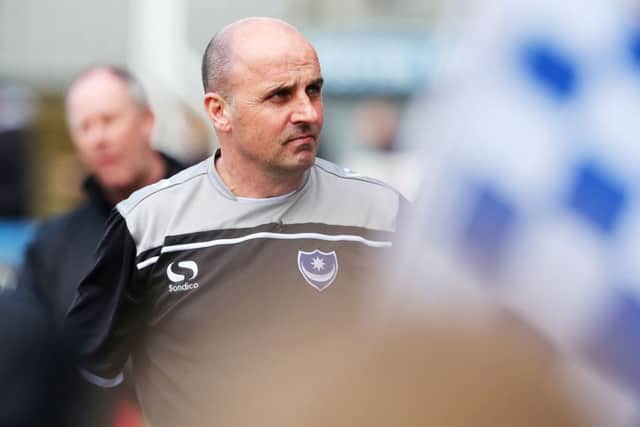 Pompey boss Paul Cook Picture: Joe Pepler