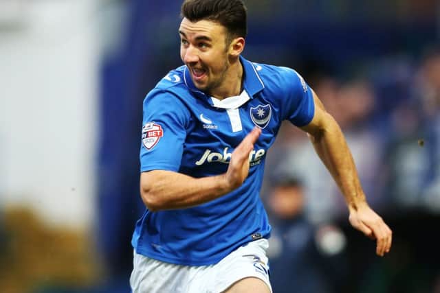 Pompey defender Enda Stevens Picture: Joe Pepler