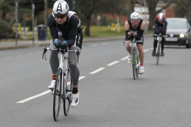 Patryk Huczkowski powering ahead. Picture: Mick Young (160470-02)