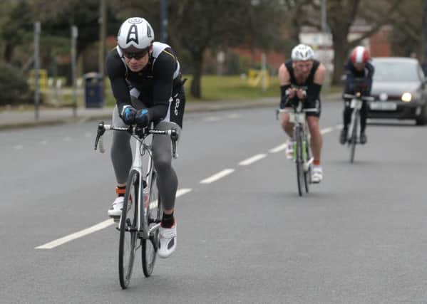Patryk Huczkowski powering ahead. Picture: Mick Young (160470-02)