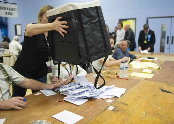 Ballot boxes arrive at Gosport Leisure Centre for the election count 

Picture: Steve Reid/ Blitz