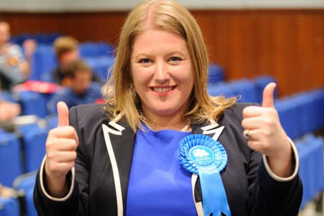 Donna Jones (Con) is re-elected to the Hilsea ward in Portsmouth
Picture: Allan Hutchings (160415-209)