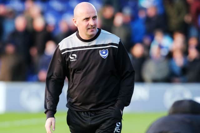 Pompey manager Paul Cook    Picture: Joe Pepler
