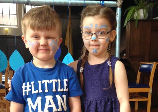 Archie Masters, 3, and Skyla Van Gelder, 4
Picture: Ruth Scammell.