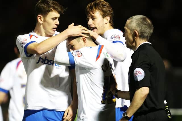 Conor Chaplin netted the winner when Pompey travelled to Northampton earlier this season. Picture: Joe Pepler