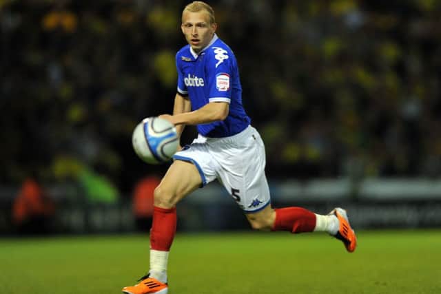 Ritchie de Laet in action for Pompey in the 2010-11 season Picture: Steve Reid