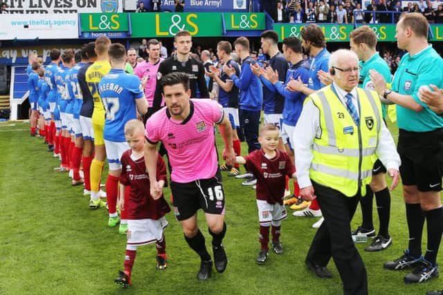 Pompey give champions Northampton a guard of honour. Picture: Joe Pepler