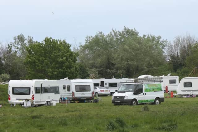 Travellers at the Alver Valley Picture: UKNIP