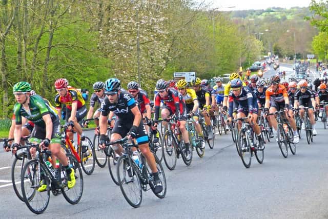 Riders on the Tour de Yorkshire
