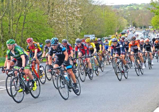 Riders on the Tour de Yorkshire