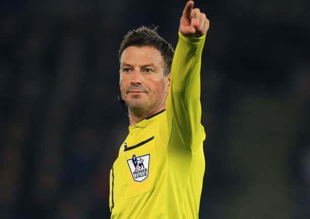 File photo dated 14-12-2015 of Referee Mark Clattenburg. PRESS ASSOCIATION Photo. Issue date: Thursday April 28, 2016. Mark Clattenburg will referee this year's FA Cup final between Manchester United and Crystal Palace, the Football Association announced on Thursday. See PA story SOCCER Final Clattenburg. Photo credit should read Mike Egerton/PA Wire. EMN-160428-163805002