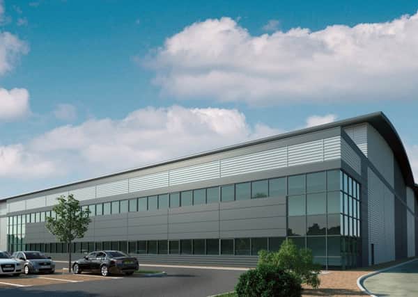 An artist's impression of the proposed building set for the former Pfizer site in Stanbridge Road, Havant