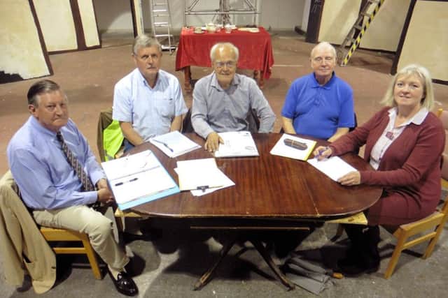 From left, Kim Brindley, Chris Hodgson, chairman Malcolm McInnes, Rod Parker and voluntary sector support manager of Community Action Fareham Jennie Romicheva