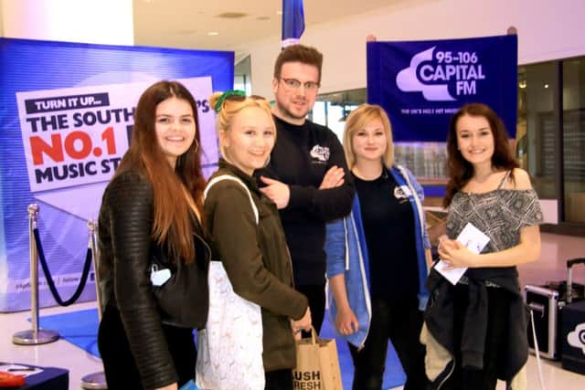Students and the Capital FM team