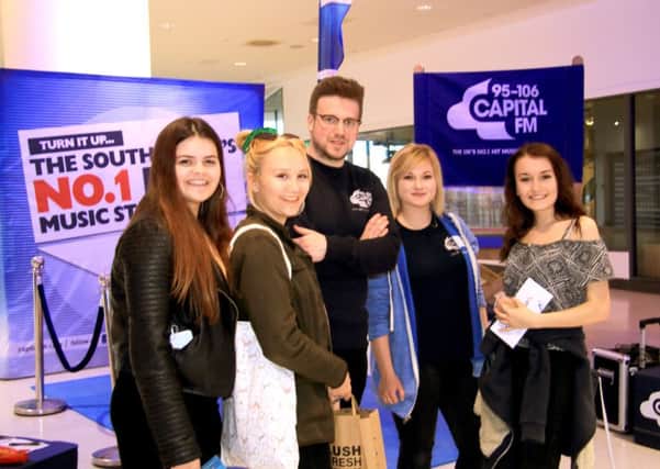 Students and the Capital FM team