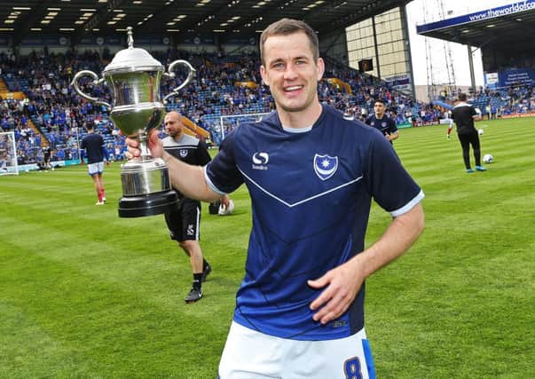 Michael Doyle was named The News/Sports Mail Pompey player of the season Picture: Joe Pepler