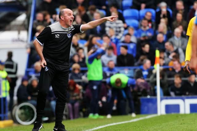 Pompey boss Paul Cook. Picture: Joe Pepler