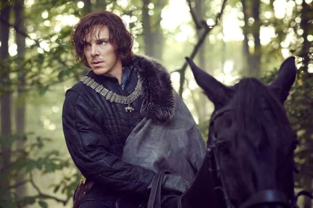 Benedict Cumberbatch as Richard III.
