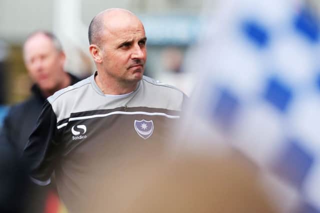 Pompey boss Paul Cook Picture: Joe Pepler