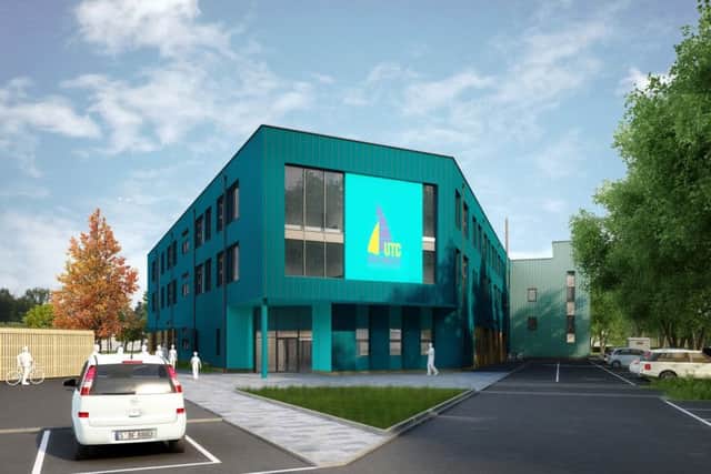 An artist's impression of the University Technical College that will be built in Portsmouth