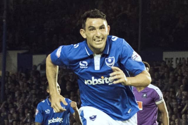Gary Roberts celebrates his goal
Picture: Barry Zee