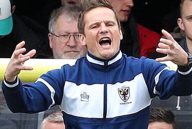 Wimbledon boss Neal Ardley