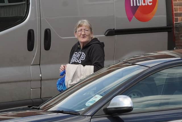 Carol Tilley waved a kitchen knife at a neighbour