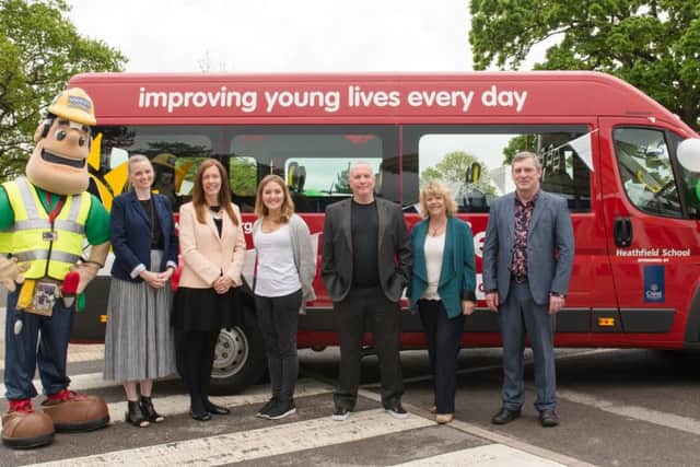 Heathfield School's new Variety bus
