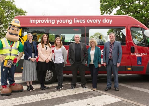 Heathfield School's new Variety bus