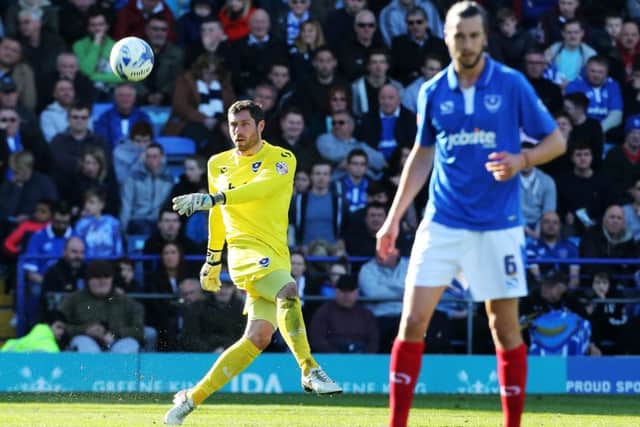 Pompey keeper Paul Jones Picture: Joe Pepler