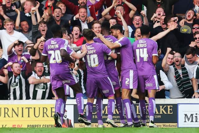 Plymouth drew 2-2 with Pompey at Fratton Park on Thursday night     Picture: Joe Pepler
