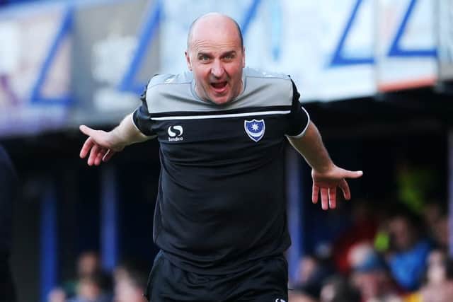 Pompey boss Paul Cook Picture: Joe Pepler