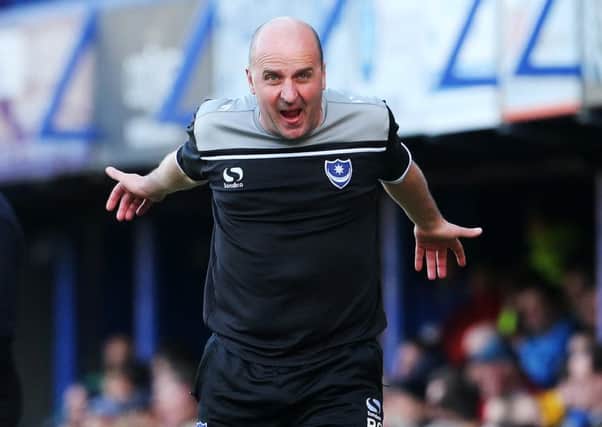 Pompey boss Paul Cook Picture: Joe Pepler