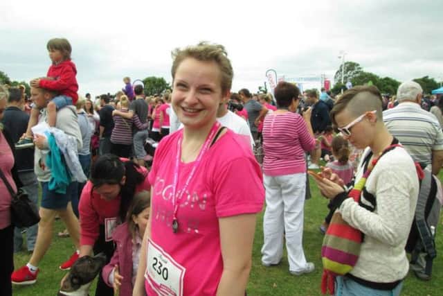 Danielle Reynolds at the Race for Life. This year she will take on the Great South Run