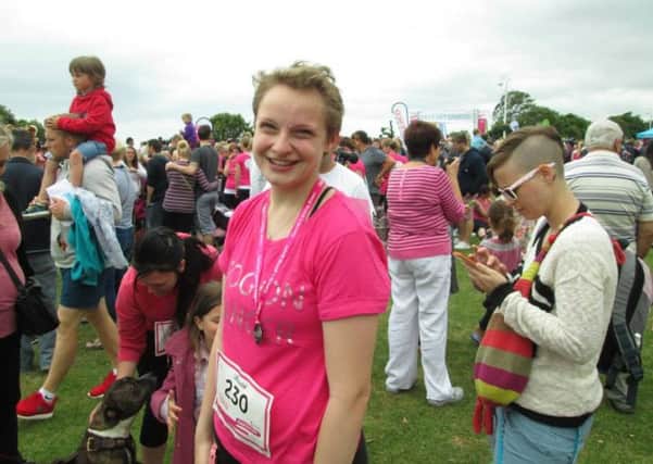 Danielle Reynolds at the Race for Life. This year she will take on the Great South Run