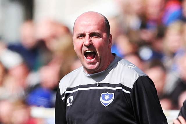 Pompey boss Paul Cook   Picture: Joe Pepler