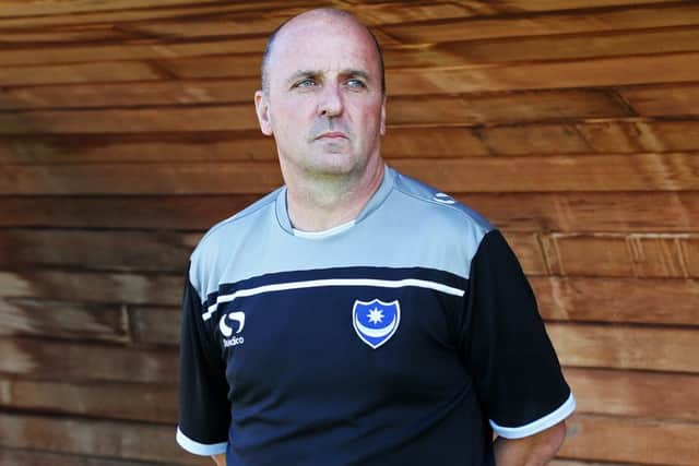 Pompey boss Paul Cook Picture: Joe Pepler