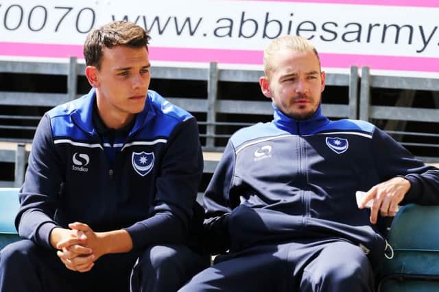 Kal Naismith and Adam McGurk have been transfer listed by Pompey Picture: Joe Pepler