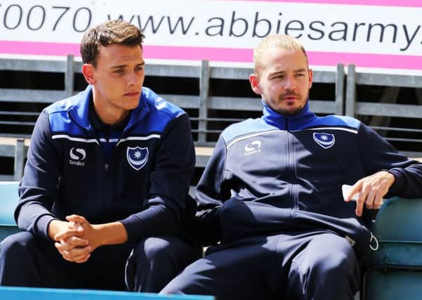 Kal Naismith and Adam McGurk have been transfer listed by Pompey    Picture: Joe Pepler
